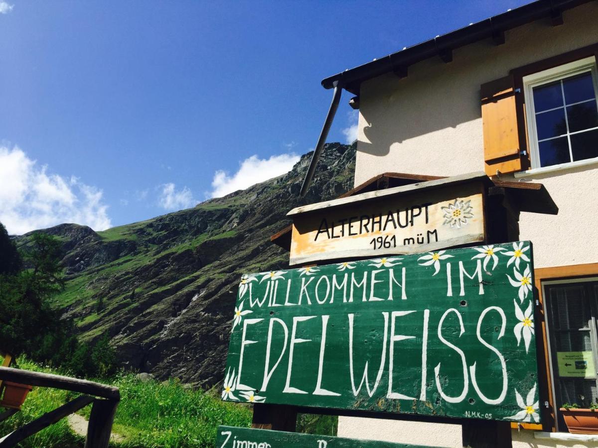 Edelweiss Mountain Guest House - 1 Hour Hike Up From Zermatt Station - On Hiking Trail - No Transport Extérieur photo